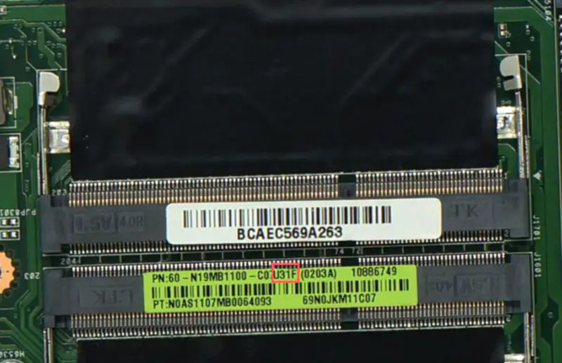 Základní deska Asus U31F