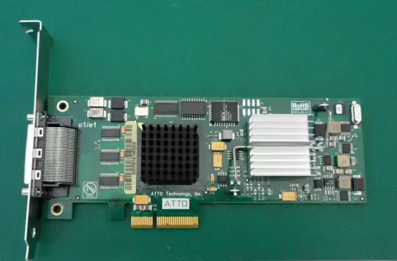 HP 445009-001 PCIe x4 U320e SCSI Host Bus Adapter (HBA) AH627-60001