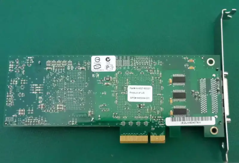 HP 445009-001 PCIe x4 U320e SCSI Host Bus Adapter (HBA) AH627-60001