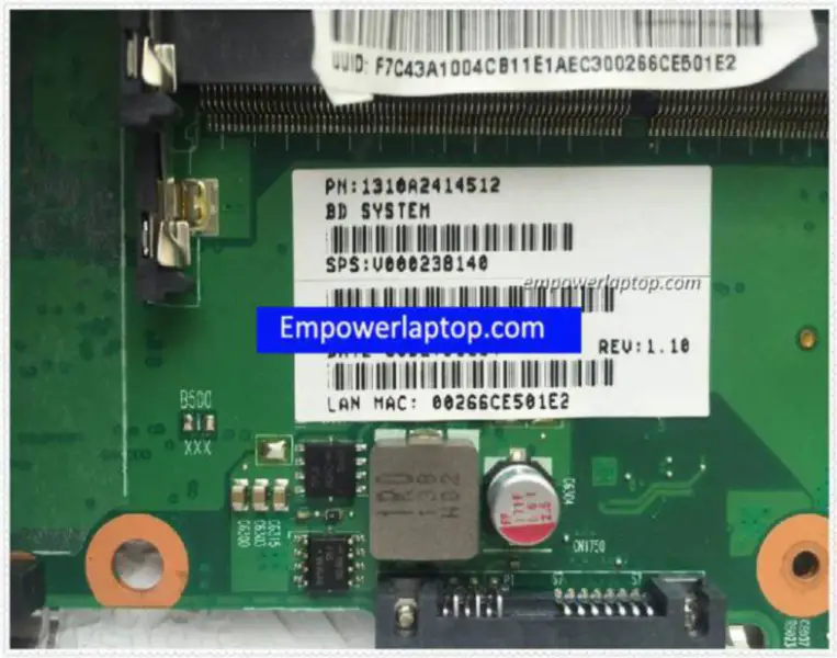 Toshiba V000238140 Hudson M1 E-300 Základní deska