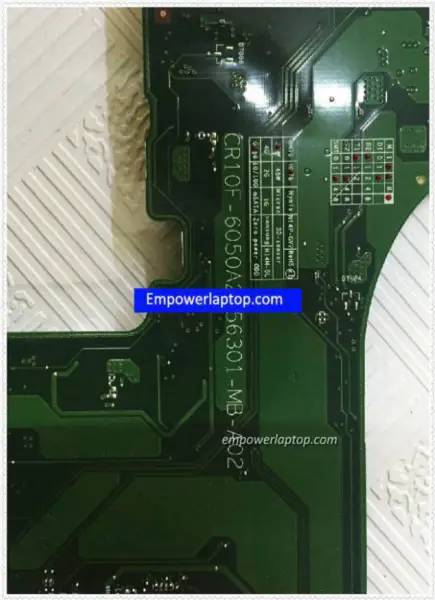 Toshiba V000318090 CR10F-6050A2556301-MB-A02 Základní deska