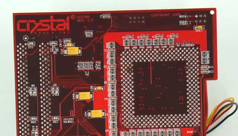Crystal V10308 REV. 1.2 Socket 370 Intel 440BX čipset Pentium III LAN VGA SCSI rozhraní základní deska