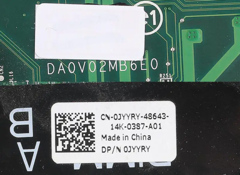 Základní deska pro notebooky DELL Vostro 3450 V3450 Základní deska CN-0JYYRY 0JYYRY DA0V02MB6E0 s testovanou pamětí DDR3