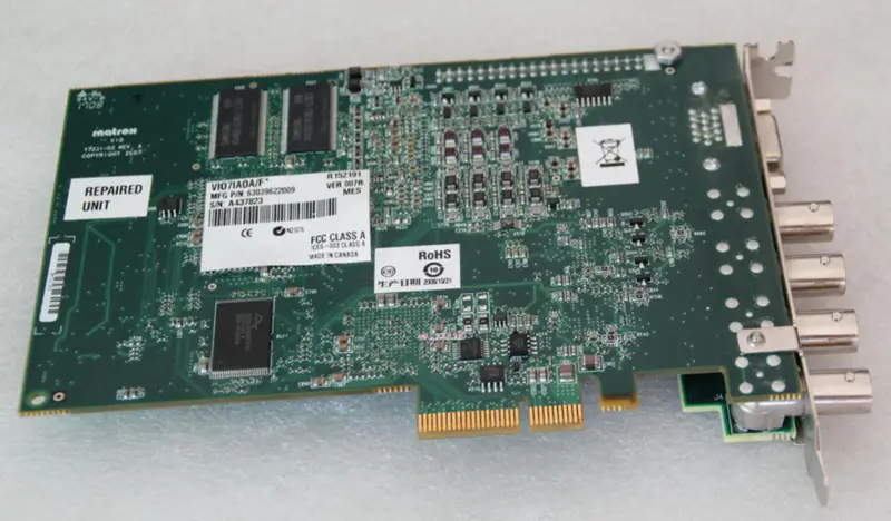MATROX V10 Y7231-03 VI07IAOA/F* PCIE DAQ karta