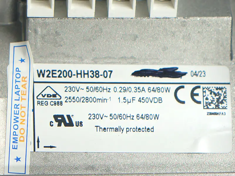 Ebmpapst W2E200-HH38-07 Ventilátor