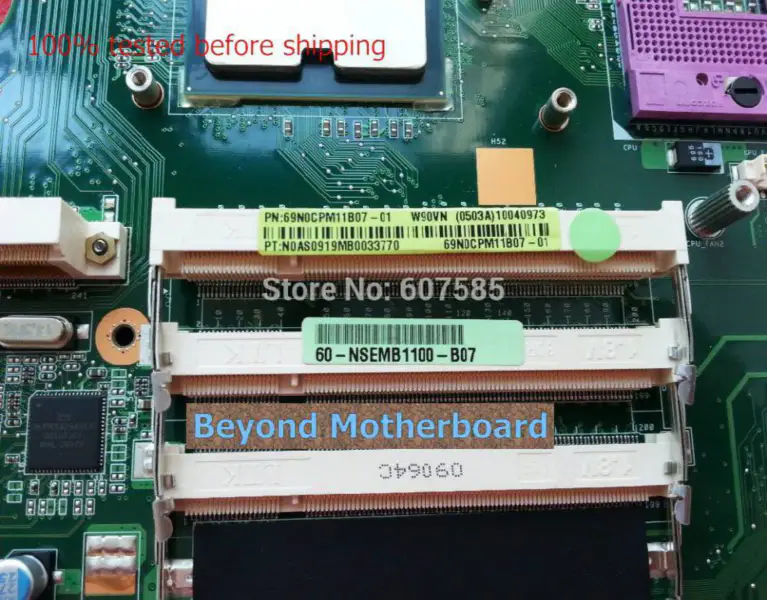 Základní deska Asus W90VN