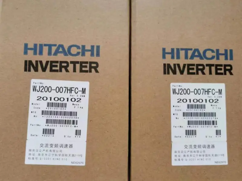 MĚNIČ HITACHI WJ200-007HFC-M 0,75KW NOVÝ