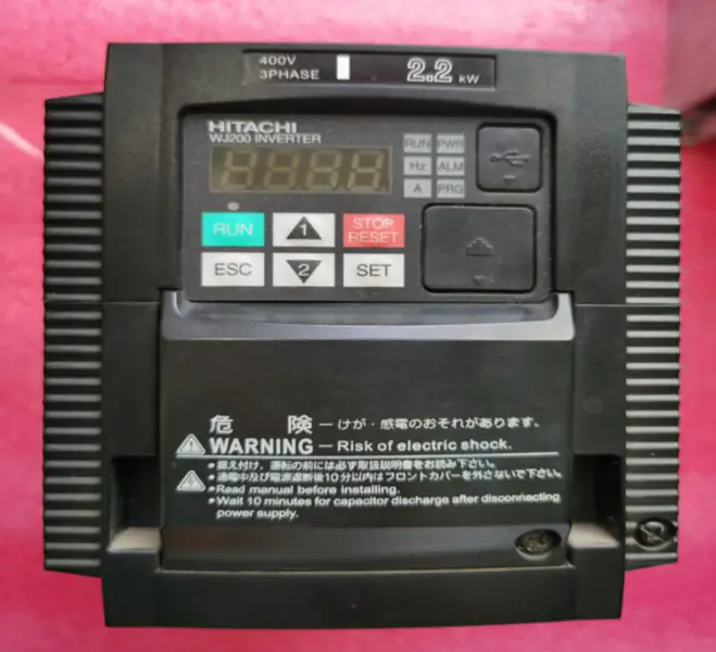 MĚNIČ HITACHI WJ200-022HFC-M 2,2KW NOVÝ