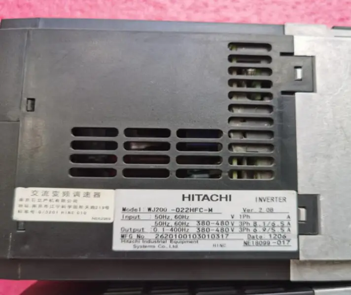 MĚNIČ HITACHI WJ200-022HFC-M 2,2KW NOVÝ