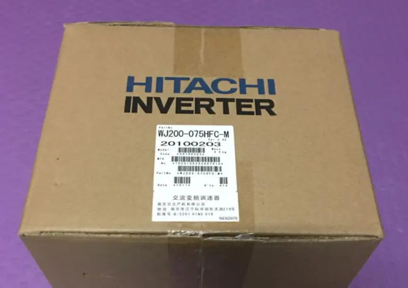 STŘÍDAČ HITACHI WJ200-075HFC-M 7,5KW NOVÝ