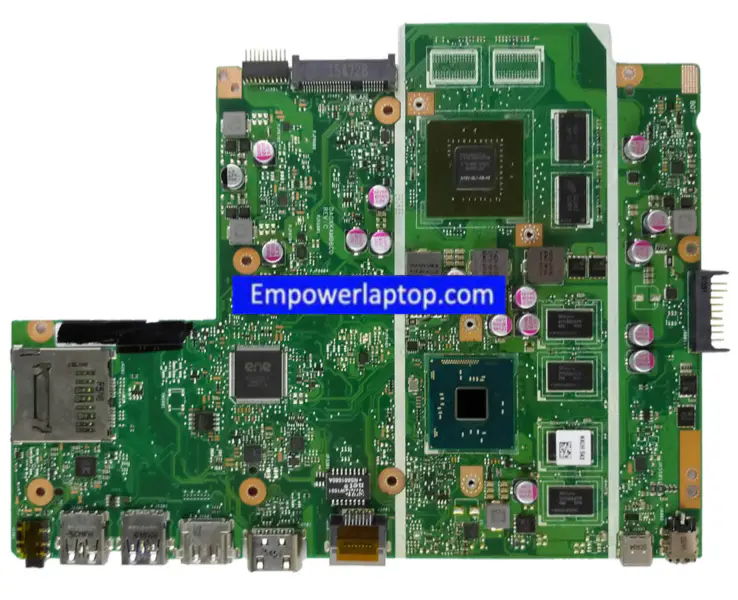 Základní deska pro notebooky ASUS X541SC s integrovanou 4GB pamětí RAM