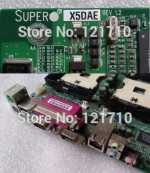 Deska Supermicro X5DAE REV 1.2 s duálním soketem 604 pro průmyslová zařízení