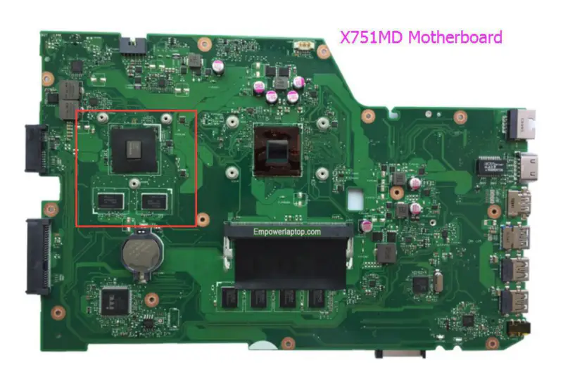 Základní deska Asus X751M X751MD REV2.0