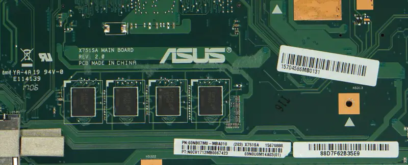 Základní deska Asus X751SA pro F751S X751S