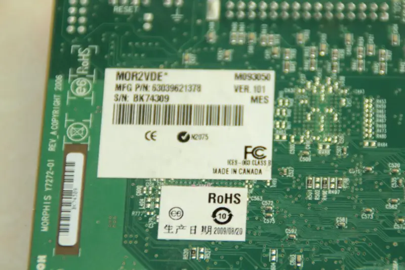 Karta pro snímání obrazu MATROX Morphis Y7272-01 MOR2VDE