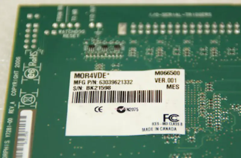Karta pro snímání obrazu Matrox Morphis Y7281-00 MOR4VDE*