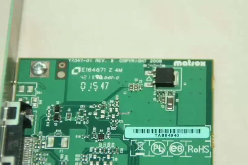 Matrox Y7347-01 REV.B PCIE/ADP průmyslová základní deska