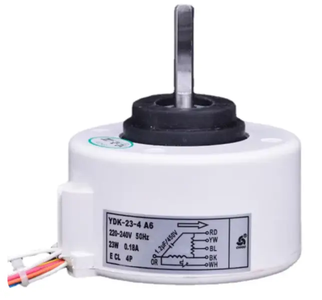 Vnitřní jednotka klimatizace Chigo AC Motor ventilátoru YDK-23-4 A6 D6 220V 60Hz 23W