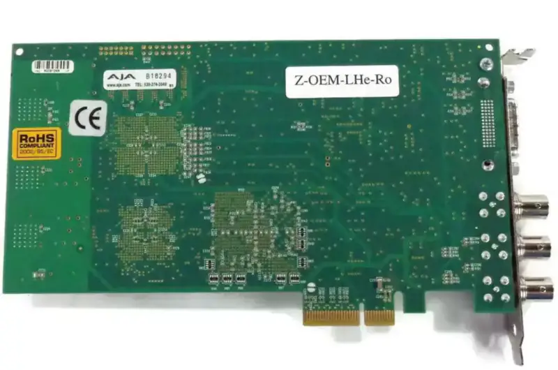 AJA KONA LHe Z-OEM-LHe-Ro 8/10bitová nekomprimovaná analogová/digitální SD karta PCIe 102035-03
