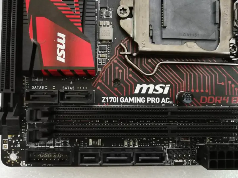 Základní deska MSI Z170I GAMING PRO AC LGA1151 DDR4 32G Mini-ATX