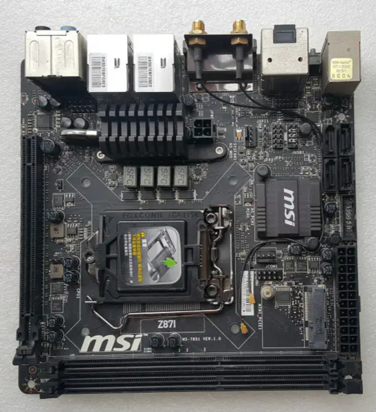 Základní deska MSI Z87I LGA1150 DDR3 32GB Mini-ITX