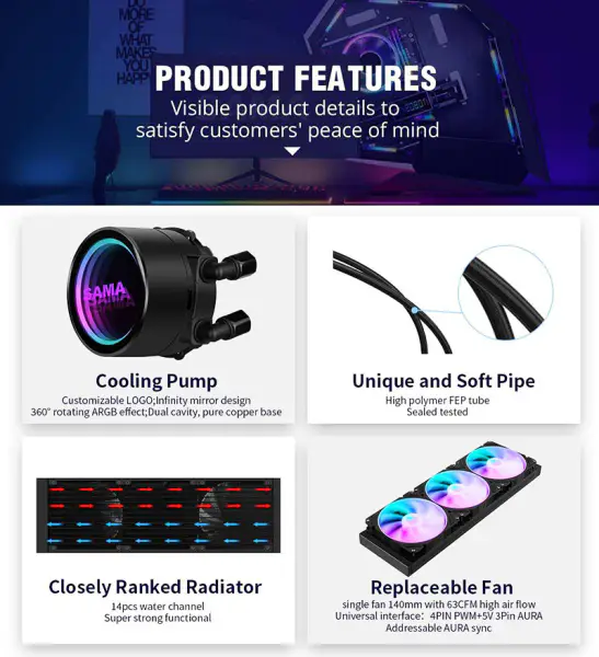 Měděný chladič chladiče Cpu Liquid Cooler Plate Vodní chlazení