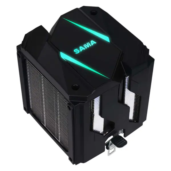 4 tepelné trubice 90mm Rainbow Cpu Air Cooler kompatibilní s Intel a Amd