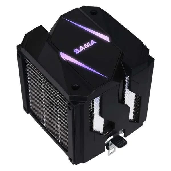 4 tepelné trubice 90mm Rainbow Cpu Air Cooler kompatibilní s Intel a Amd