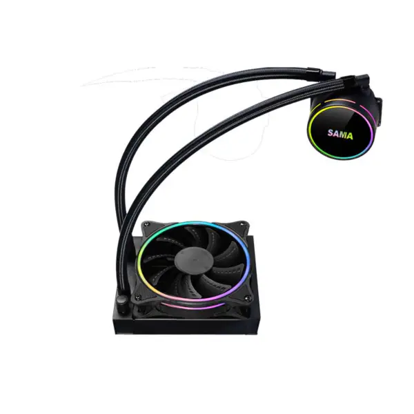 Sama 120mm chladič Rainbow Pc Para Cpu Rgb Liquid Cooler Block Počítačové vodní chladiče Cpu