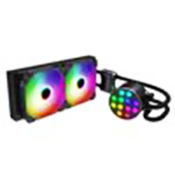 Sama 24cm Aio Cpu Cooler Radiator Copper Display Vodní kapalinové chlazení Pc Cpu Cooler Rgb Glow s nižším hlukem čerpadla