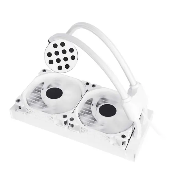Sama 24cm Aio Cpu Cooler Radiator Copper Display Vodní kapalinové chlazení Pc Cpu Cooler Rgb Glow s nižším hlukem čerpadla