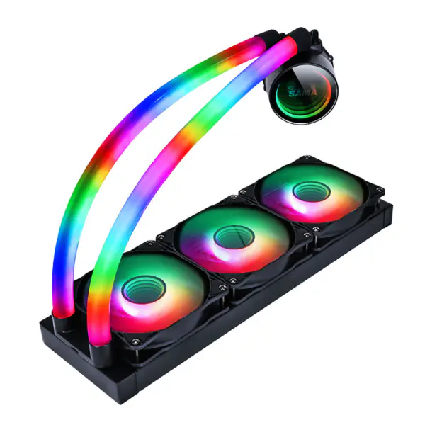 Sama 360 Lga1200 Lga1700 Lga 2011 Black Vodní chlazení Pc chladič Vodní chlazení CPU Vodní chladič Systém chlazení pro PC Case Cooling