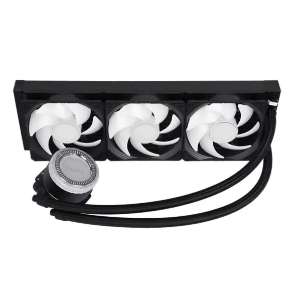 Sama 36cm Aio Cpu Cooler Radiator Copper Display Vodní kapalinové chlazení Pc Cpu Cooler Rgb Glow s nižším hlukem čerpadla
