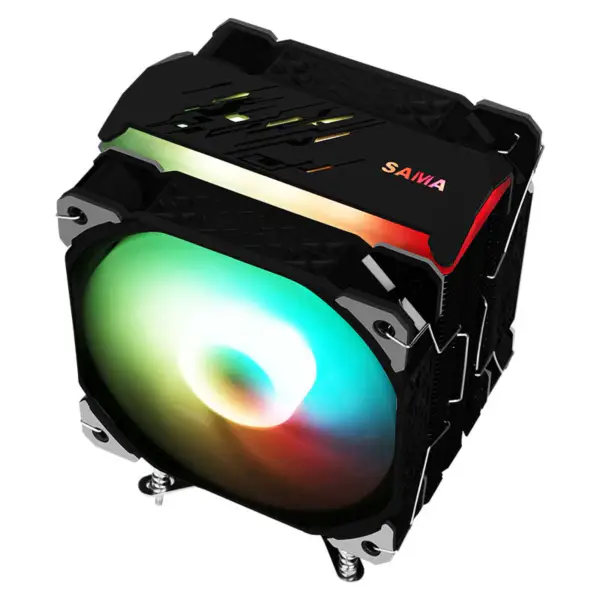Sama 4heatpipes Cpu Heat Dissipation Cpu Air Cooler RGB pro kompatibilitu s Amd Intel