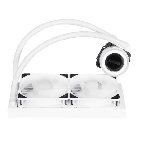 Sama Aio Cpu 240mm chladič Bílý černý chladič Tekutý chladič Rgb Cpu Počítačový procesor Vodní chlazení Chladič Pc Gaming