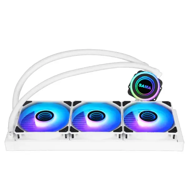 Sama Aio Cpu 360mm chladič Bílý černý chladič Liquid Rgb Cooler Cpu Pc počítačový procesor Vodní chlazení chladič Pc Gaming