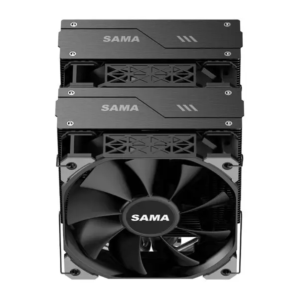 Sama Am4 Am5 Chladič procesoru Silný funkční ventilátor Dvojitý ventilátor Chlazení procesoru Cpu