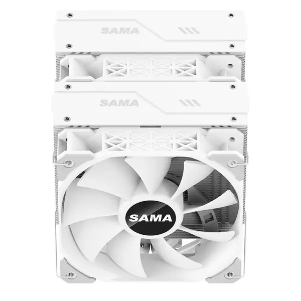 Sama Am4 Am5 Chladič procesoru Silný funkční ventilátor Dvojitý ventilátor Chlazení procesoru Cpu