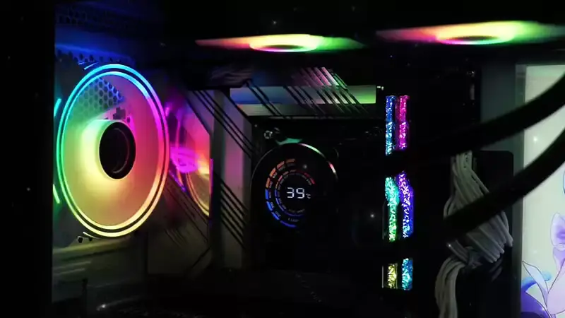Sama Colorful Aio Cooler 360mm vodní chlazení Heatdink Cpu Black/white Water Cooling Kits