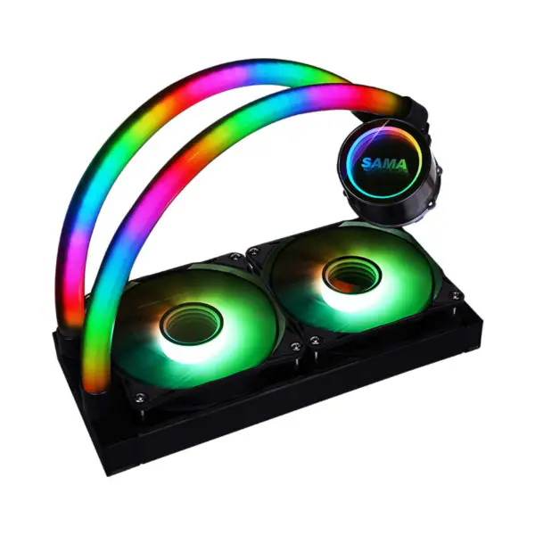 Sama Počítačový chladič Vodní chlazení Kit Pc 240mm Cpu kapalinový chladič s led diodami