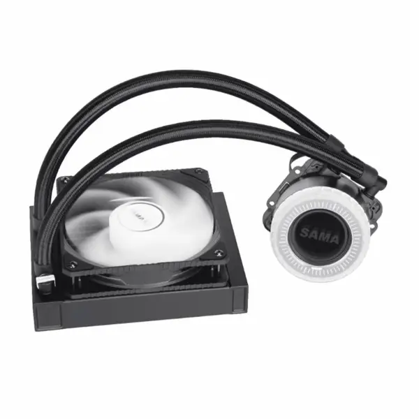 Sama Cpu Heat Dissipation Fan Liquid Water Cooling Computer Gaming Pc Cooled Radiator Copper Universal 120mm Aio Cpu Cooler