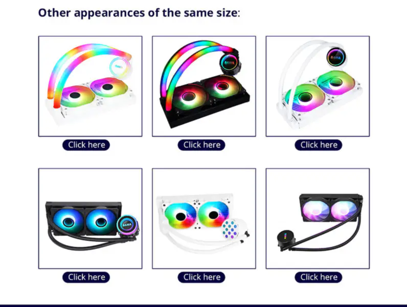 Sama Cpu Temperature Display Cooling 240mm Integrated Cpu Water Cooling Liquid Cooler For Pc Case Intel Amd