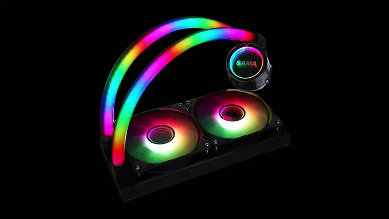 Sama Custom Nejlepší měděný chladič chladiče Cpu Cooler Fan Air and Liquid Cooling Case na prodej