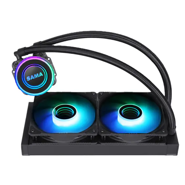 Sama Custom Black 240mm chladič Pc Cpu vodní chladič