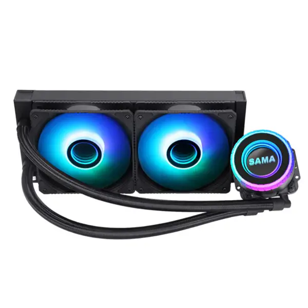 Sama Custom Black 240mm chladič Pc Cpu vodní chladič