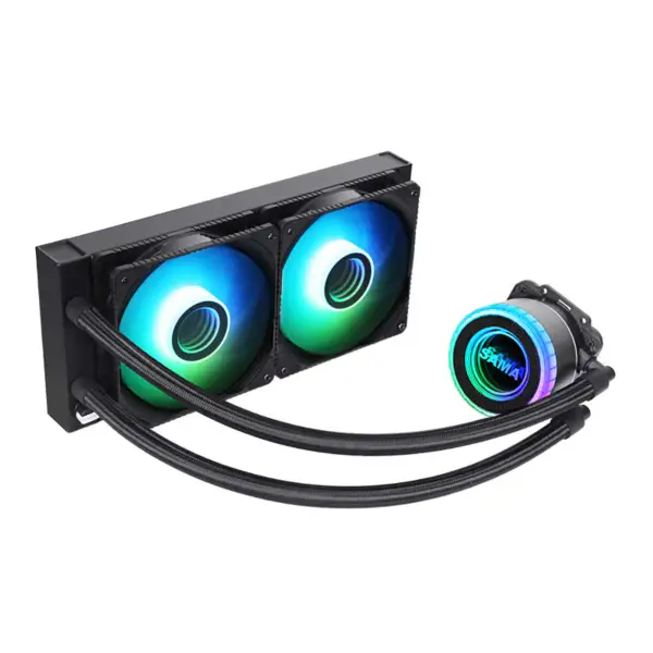 Přizpůsobitelná sada vodního chlazení Amd 240mm Aio Cpu Liquid Cooling Kit s designem Infinity Mirror