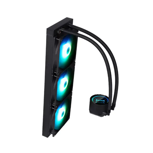 Sama Přizpůsobitelná chladicí hlava Logo Chladiče CPU kapaliny Pps Hliníkový chladič Chlazení CPU Am5 2500rpm Chladiče CPU