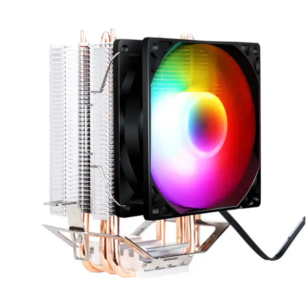 Sama přizpůsobitelné logo Počítačový chladicí ventilátor 5v 3pin RGB chladič Pc Intel Amd Cpu Air Cooler 3 tepelné trubky 40000h Cpu Cooler