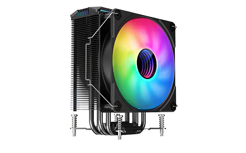 Sama Desktop Pc Am4 Am5 4 tepelné trubky Cpu chladič ventilátoru horké mědi hliníku Amd Cpu chladič