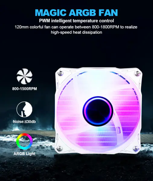 Sama Drop Shipping 240-360 mm chladicí ventilátor Cpu vodní chladič kapalina Rgb Argb Pwm ventilátory vodní čerpadlo chladič pro herní PC